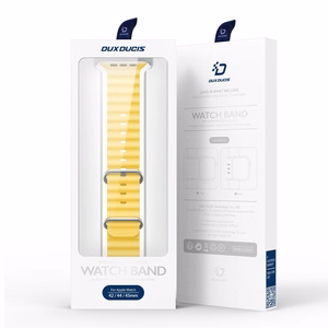Siksniņa Dux Ducis OceanWave Series Apple Watch 38/40/41mm dzeltena