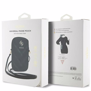 Guess soma GUWBZPSQSSGKmelns/black Zip Quilted 4G