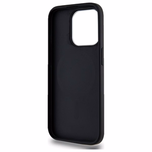 DKNY Vienkāršs logotips Magnētiskais viedtālruņa apvalks iPhone 15 Pro - melns
