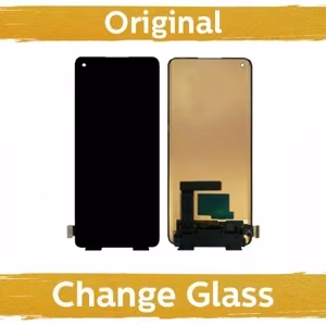 LCD displejs saderīgs ar OnePlus 8 melns (Atjaunots: Ķīna)