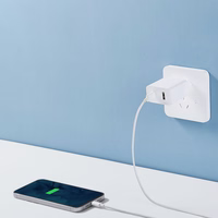 Xiaomi ceļojumu lādētājs Combo ātrais lādētājs USB-A / USB-C 33W PD balts (BHR4996GL)
