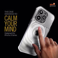 STM Reawaken Ripple MagSafe - maciņš iPhone 15 Pro Max (melns / Atlantic)