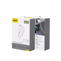 A6MaxL 20W USB-A USB-C sienas lādētājs ar USB-C - USB-C 1m kabeli – balts