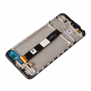 LCD screen Xiaomi Redmi 9A/9C/9AT/10A ar touch screen ar frame Melns original (service pack)