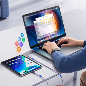 Orico CDX 60W 3A Power Delivery USB-C - USB-C 1m kabelis - violets