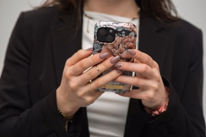 FORCELL F-PROTECT Mirage viedtālruņa apvalks, saderīgs ar MagSafe, IPHONE 15 Plus, bloom bush