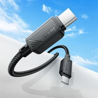 Kabelis USB C uz USB C Hoco 3A 60W 1 m X113 melns