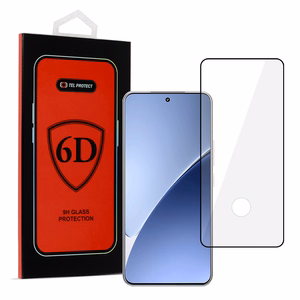 Tel Protect Full Glue 6D Aizsargstikls XIAOMI 15 PRO melns