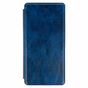 Razor ādas grāmatas tipa viedtālruņa apvalks Samsung Galaxy S23 Plus tumši zils