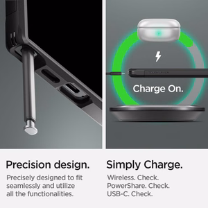 Spigen Tough Armor viedtālruņa apvalks Samsung Galaxy S24 Ultra - melns