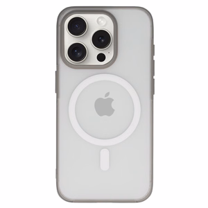 Smooth Feeling Magsafe Viedtālruņa apvalks Iphone 15 Plus titāniskais