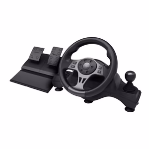 Trust GXT 289 Movi melns USB stūre + pedāļi Nintendo Switch, PlayStation 4, Xbox One S, Xbox One X, Xbox Series S, Xbox Series X
