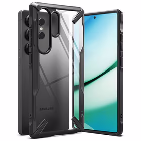 Ringke Fusion X viedtālruņa apvalks Samsung Galaxy S25 Ultra - melns