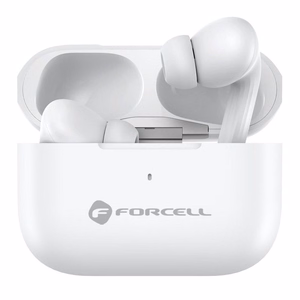 FORCELL F-AUDIO Master Pro bezvadu austiņas bluetooth TWS baltas