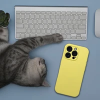 Viedtālruņa apvalks no silikona, 2 mm, iPhone 15 Pro, ar MagSafe – citronu krāsā