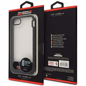 Ferrari Racing Shield viedtālruņa apvalks iPhone 7 / 8 / SE 2020 / SE 2022 - Daļēji caurspīdīgs