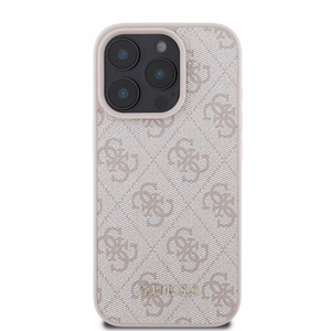 Guess 4G Classic viedtālruņa apvalks iPhone 16 Pro - rozā