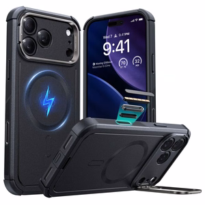 ESR Cyber Kickstand MagSafe Чехол для iPhone 17 Pro - чёрный