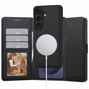 Tech-Protect Wallet MagSafe maciņš priekš Samsung Galaxy S26 - matēti melns