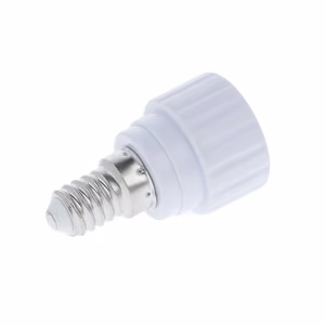 E14 uz GU10 adapteris spuldžu ligzdām