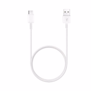 USB A uz Type C 2.0 kabelis HD21 1A 1 m balts