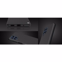Nillkin Teksturēts apvalks izturīgs pastiprināts apvalks ar gēla rāmi un neilona aizmuguri Samsung Galaxy M53 5G melns