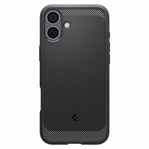 Spigen Rugged Armor Magnētiskais apvalks iPhone 16 - melns