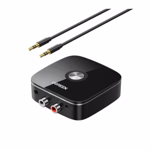 Bluetooth adapter receiver Ugreen CM123 2xRCA/AUX Bluetooth 5.0 black (30445)
