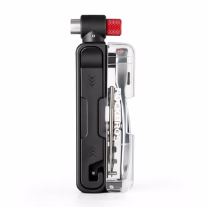 Rockbros Multitool velosipēda instrumentu komplekts ar CO2 pumpi un sprūdrata atslēgu, melns