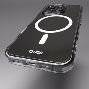 SBS Extreme Mag D3O Magnētiskais Apvalks iPhone 16 Pro - Caurspīdīgs
