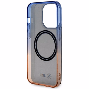Apvalks BMW BMHMP14XHTGE iPhone 14 Pro Max 6.7" pelēks/pelēks cietais apvalks Gradients Buferis MagSafe