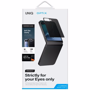 Uniq Optix Privātuma temperētais stikls Samsung Galaxy Z Flip 7