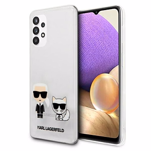 Karl Lagerfeld KLHCA32CKTR A326 A32 5G maciņš caurspīdīgs Karl & Choupette