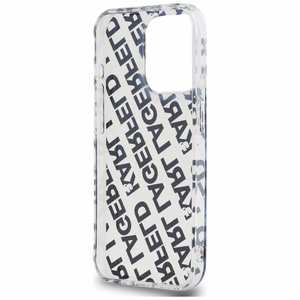 Karl Lagerfeld IML Fullover Logo viedtālruņa apvalks iPhone 15 Pro Max - zelts