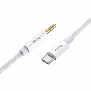 Audio adapter Hoco (UPA19) from USB-C to 3,5mm 1m silver
