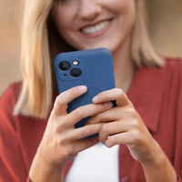 SILIKONA MAG COVER korpuss saderīgs ar MagSafe priekš SAMSUNG A37 blue