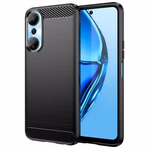 Viedtālruņa oglekļa apvalks Infinix Hot 20 (m) - melns