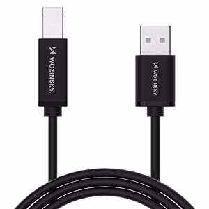 Wozinsky WKDDY3S USB-B - USB-A 480Mb/s kabelis 2m - melns