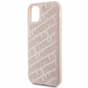 Karl Lagerfeld Quilted K Pattern чехол для iPhone 11 / Xr - розовый