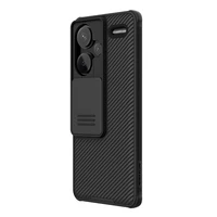 Nillkin CamShield Pro viedtālruņa apvalks Xiaomi Redmi Note 13 Pro+ 5G - melna