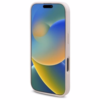 Guess GUHMP16LP4ROPEMCP iPhone 16 Pro 6.3" rozā/rozā cietais apvalks 4G Ziedu Druka Magnētiskais