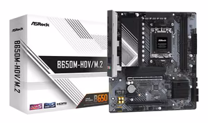 Asrock B650M-HDV/M.2 AMD B650 Socket AM5 micro ATX Материнская плата