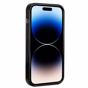 Audi IML Sporta Magnētiskais viedtālruņa apvalks iPhone 14 Pro Max 6.7" melns/melns cietais apvalks AU-IMLMIP14PM-RSQ/D2-BK