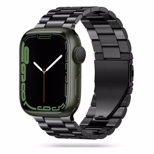 TECH-PROTECT STAINLESS APPLE WATCH 4 / 5 / 6 / 7 / 8 / 9 / SE / ULTRA 1 / 2 (42 / 44 / 45 / 49 MM) ЧЕРНЫЙ