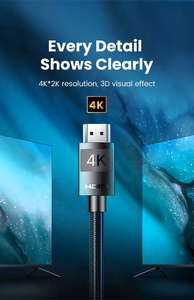 Kabelis Ugreen HD119 HDMI uz HDMI 2.0m melns (40101)