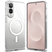 Ringke Fusion magnētiskais viedtālruņa apvalks MagSafe Samsung Galaxy S25 Edge - caurspīdīgs