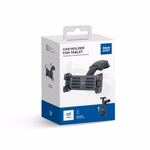 zils STAR Max Wide with lock system car turētājs for tablet 4,7-14" windshield mount melns