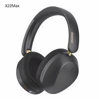 Dudao X22 Max bezvadu Bluetooth austiņas uz ausīm ar ANC - melnas