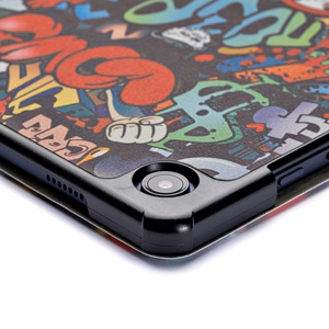 Korpuss Reach Smart Leather Samsung X110/X115 Tab A9 8.7/X130/X135 Tab A11 8.7 grafiti