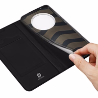 Dux Ducis Skin Pro apvalks Realme 11 Flip kartītes maciņš ar statīvu - melns